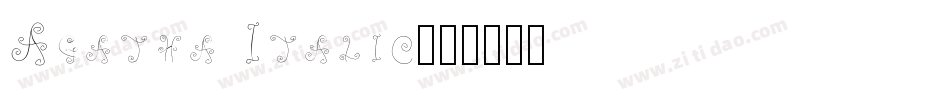 Agatha Italic字体转换